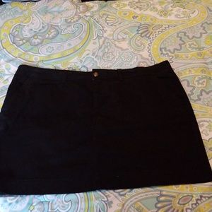 Old Navy black mini skirt
